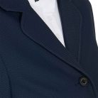 Női versenyzakó négy gombbal, perforált anyagból