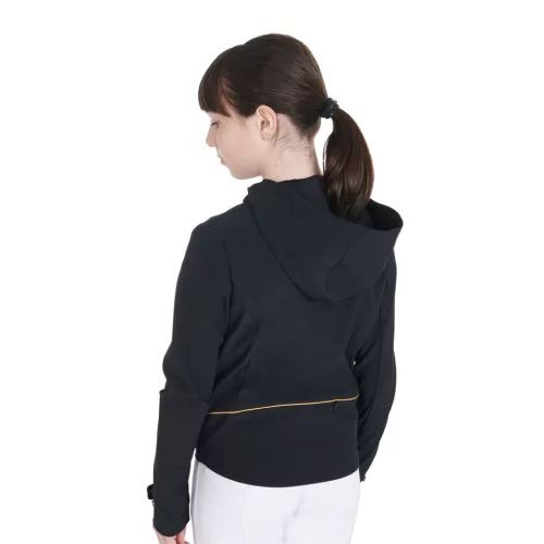 Equestro Gyerek slim fit softshell dzseki technikai anyagból