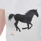 Equestro Férfi slim fit póló versenylóval