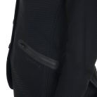 Női versenyzakó négy gombbal, perforált anyagból