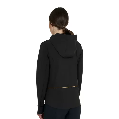 Equestro Női karcsú szabású szélálló softshell dzseki cipzárral