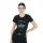 Equestro Női slim fit pólóruha díjlovas rhinestone-nal