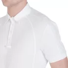 Férfi slim fit verseny póló négy gombbal
