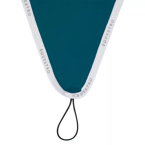Equestro GP hosszított fülvédő - petrolkék-fehér, Full