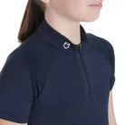 Equestro Gyerek slim fit edzőpóló - magas teljesítmény