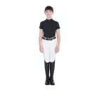 Equestro Gyerek slim fit edzőpóló, magas teljesítmény