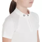 Equestro Gyerekeknek való slim fit edzőpóló, magas teljesítmény