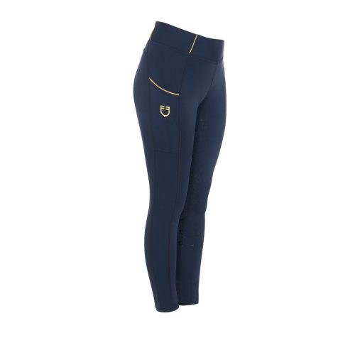 Lány slim fit tapadó leggings logóval