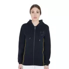 Equestro Női pulóver interlock elülső cipzárral