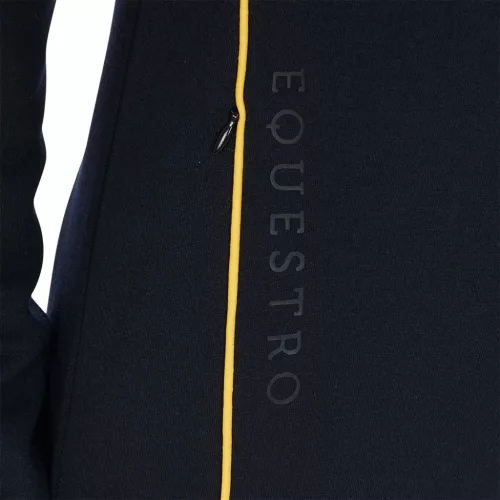 Equestro Női pulóver interlock elülső cipzárral