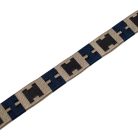 Angol öv kontrasztos hímzéssel