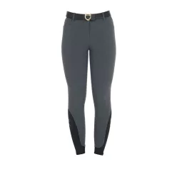 Női slim fit tapadós lovaglónadrág logóval