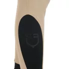 Női slim fit tapadós lovaglónadrág logóval