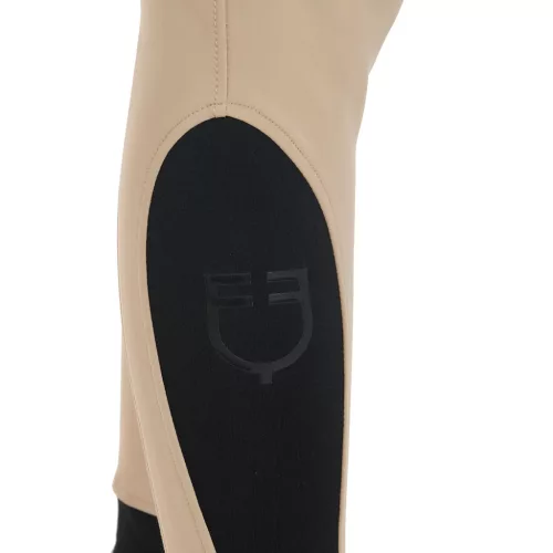 Női slim fit tapadós lovaglónadrág logóval