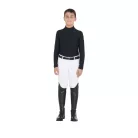 Equestro Fiú edző póló technikai anyagból