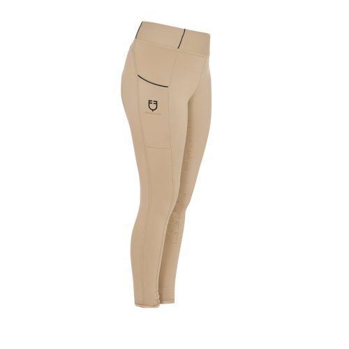 Lányok karcsú, logós grip leggings