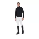 Equestro Férfi dzseki technikai anyagból, kihúzható kapucnival