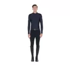 Equestro Férfi slim fit hosszú ujjú edző póló