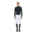 Equestro Férfi slim fit hosszúujjú edző póló