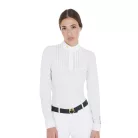 Női slim fit póló ing rakott pamutból
