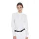 Női slim fit póló ing rakott pamutból