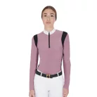 Női slim fit póló technikai anyagból