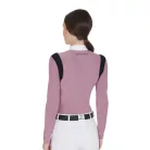Női slim fit póló technikai anyagból