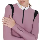 Női slim fit póló technikai anyagból