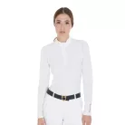 Női slim fit póló technikai anyagból