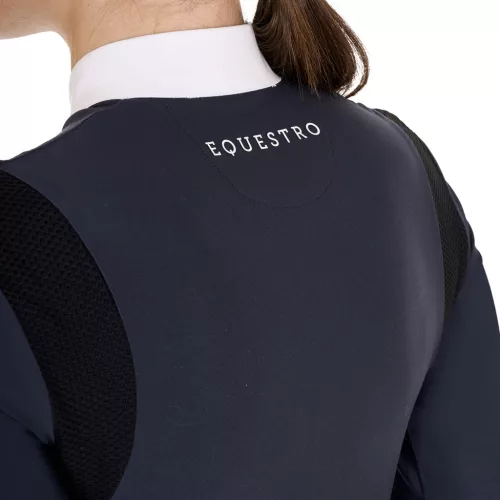 Női slim fit póló technikai anyagból