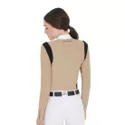 Női slim fit póló technikai anyagból