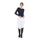 Női slim fit póló technikai anyagból