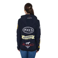 Unisex többszörös logós fleece softshell dzseki
