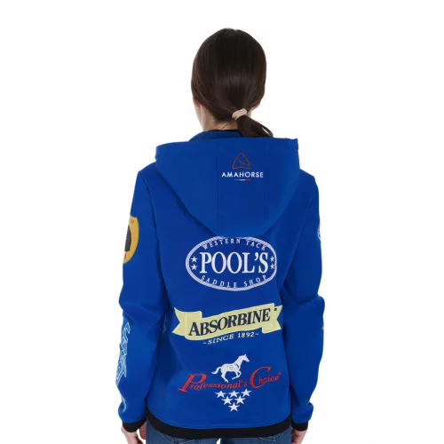 Unisex multilogo fleece softshell dzseki