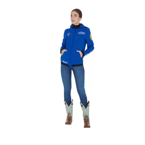 Unisex multilogo fleece softshell dzseki