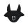Equestro Black Line Logo fülvédő - piros