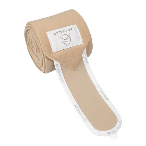 Antipilling polár fásli (4 db), one size, homok/fehér