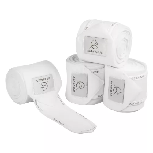 Antipilling gyapjú fásli (4 db), one size, fehér/fehér