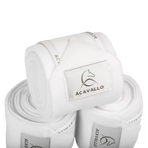 Antipilling gyapjú fásli (4 db), one size, fehér/fehér