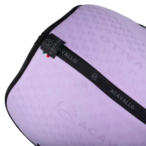 Acavallo Bamboo Silicone Grip díjlovas nyeregalátét - lila