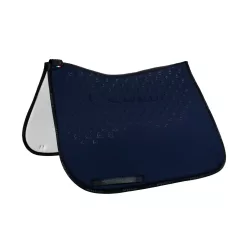   Acavallo Bamboo Silicone Grip díjlovas nyeregalátét, Full, sötétkék