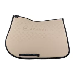   Acavallo Bamboo Silicone Grip ugró nyeregalátét, Full, bézs