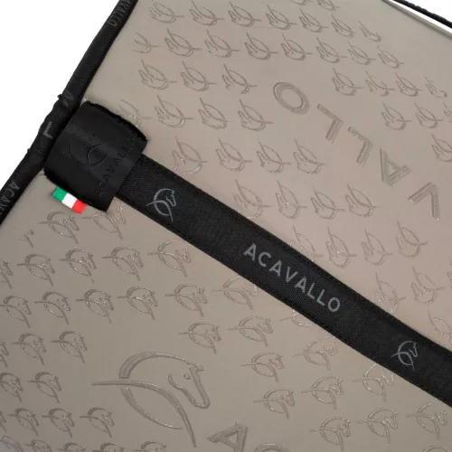 Acavallo Bamboo Silicone Grip ugró nyeregalátét  - terra
