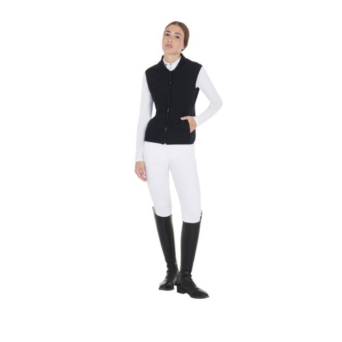 Equestro Női slim fit technikai anyagú mellény