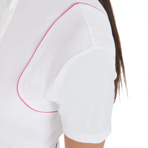 Női slim fit verseny póló gombokkal