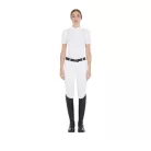 Női slim fit verseny póló gombokkal