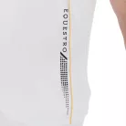 Férfi slim fit póló technikai anyagból, díszítéssel