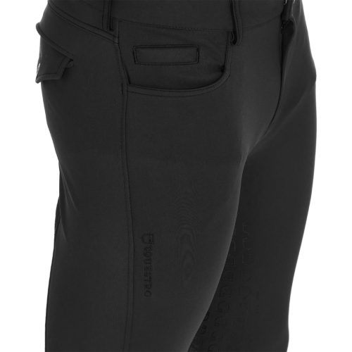Férfi slim fit full grip lovaglónadrág