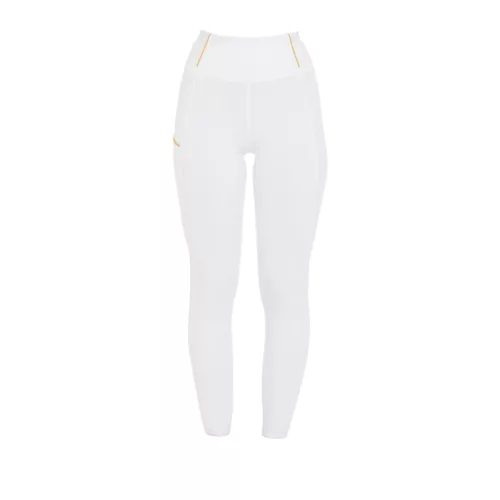 Lányok karcsú, tapadó leggings logo-val