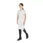 Lányok karcsú, tapadó leggings logo-val